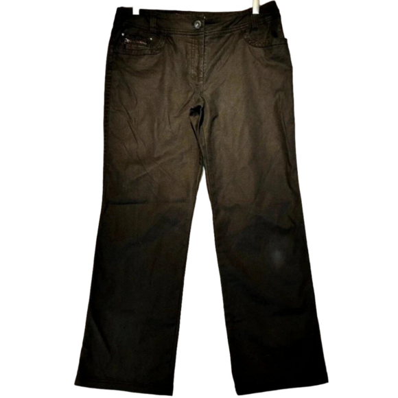 Denver Hayes Denim - Denver Hayes Women's Curvy Black Stretch Jeans Size  10 x 30